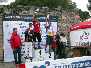 Podio Campeonato de España de Bici Trial