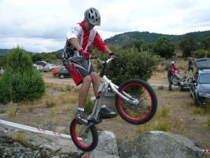 Sergio Llamas. Campeonato de Madrid de Bici Trial