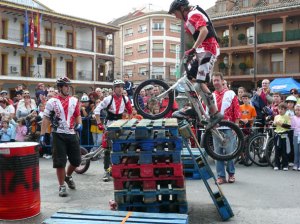 Exhibición de Bike Trial en Ciempozuelos (Madrid)